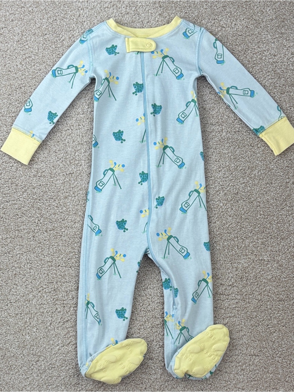 The Beaufort Bonnet Company Knox’s Night Night Best by Par golf print, 6-12mo